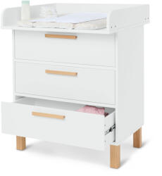 Tchibo - /Leira fiókos pólyázóasztal - fehér