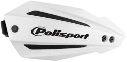  Polisport Kézvédő (handbary) Bullit Full Wrap Around Modell Univerzális 22/28-as Rögzítőkészlettel Fehér Színben (8308600002)