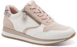 Jana női fűzős cipzáras sneaker félcipő rózsaszín-fehér mix 23774-43-597 07743