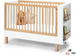 Tchibo - /Leira babaágy beépített könyvespolccal - fehér