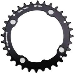 Stronglight Ø104 4-karos MTB lánckerék, tripla, 32T, fekete, középső, 3, 5 mm vastag, 8-9 sebességhez STRONGLIGHT Bicikli alkatrészek Kerékpár alkatrészek Kerékpár lánctányérok