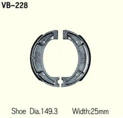 Wesrah VB-228 fékpofa Wesrah Futómű és fék alkatrészek Fékpofák (dobfék)
