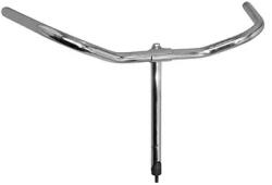 ERGOTEC Holland típusú városi kerékpár kormány, quill stucnival, 22 mm, acél, krómozott, szélesség: 565 mm ERGOTEC Bicikli alkatrészek Kerékpár alkatrészek Kerékpár kormányok