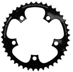 Specialites Ta ZEPHYR lánctányér országúti kerékpárhoz, 5 karos, 40 fog, 110 mm átmérő, belső, fekete alumínium, 7075, Shimano típus, 9-10 sebességes SPECIALITES TA Bicikli alkatrészek Kerékpár alkatrészek Kerékpár 