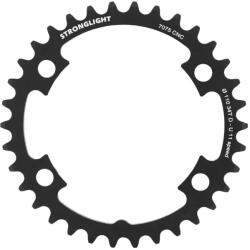 Stronglight 11 Speed 34T lánctányér országúti kerékpárhoz, Ø110 mm, 4 karos, belső, ULTEGRA 6800 típus, fekete, alumínium 7075 STRONGLIGHT Bicikli alkatrészek Kerékpár alkatrészek Kerékpár lánctányérok