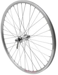 VELOX MTB kerék 26" ER10 első, ezüst, duplafalú, alumínium agy, gyorszáras VELOX Bicikli alkatrészek Kerékpár alkatrészek Kerékpár kerekek