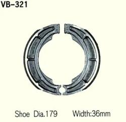 Wesrah VESRAH VB-321 fékpofa Wesrah Futómű és fék alkatrészek Fékpofák (dobfék)