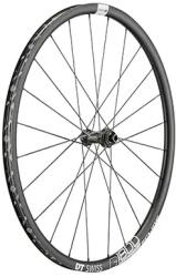 DT SWISS G1800-23 SPLINE első országúti kerék 700C, tárcsafékes, centerlock, 12x100 mm tengely, fekete, 25-28 mm-es gumihoz (23 mm felnimagasság), 10x100 adapterrel DT SWISS Bicikli alkatrészek Kerékpár alkatr