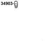 Kymco T10 34908-LEJ2-E00 ék foglalatos izzó Kymco Elektronika Világítások Izzók 12V-os izzók