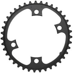 SHIMANO lánctányér országúti kerékpárhoz, 4 karos, 110 mm belső, 105 5800 eredeti, 39 fog, 11 sebességes, fekete SHIMANO Bicikli alkatrészek Kerékpár alkatrészek Kerékpár lánctányérok