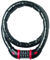 Master Lock kombinációs kígyózár kerékpárhoz, Ø 18 mm, 1 m, fekete, biztonsági szint 7 MASTERLOCK Bicikli alkatrészek Kerékpáros kiegészítők Biciklizárak