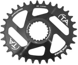 Specialites Ta ONE SH52 ovális lánctányér MTB-hoz, közvetlen rögzítés, 32 fog, fekete, alumínium, Shimano XTR M9100 / XT M8100 / SLX M7100 / MT900-hoz, 10-11-12 sebességhez SPECIALITES TA Bicikli alkatrészek Kerékpá