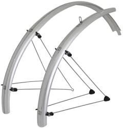 Stronglight COUNTRY 54mm 26'' MTB sárvédő, ezüst, teljes készlet, rozsdamentes acél rögzítőrudakkal STRONGLIGHT Bicikli alkatrészek Kerékpáros kiegészítők Kerékpár sárvédők