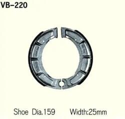 Wesrah VB-220 fékpofa Wesrah Futómű és fék alkatrészek Fékpofák (dobfék)