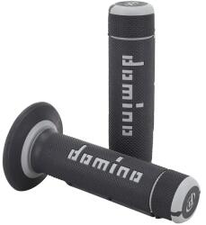 Domino A02041 markolatpár off road, fekete-szürke (118 mm) Domino Bicikli alkatrészek Kerékpár alkatrészek Kerékpár kormányszalagok és markolatok
