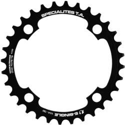 Specialites Ta E-Single 32 fogas lánctányér e-bike-hoz, 104 mm, fekete, 4 karos, alu 7075, Bosch/Brose/Yamaha/Giant/Shimano E-Steps kompatibilis TA E-One SPECIALITES TA Bicikli alkatrészek Kerékpár alkatrészek Kerék