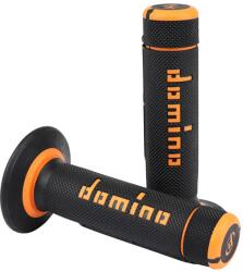 Domino OFF ROAD A02041 markolatpár, fekete-narancs (118 mm, eredeti) Domino Bicikli alkatrészek Kerékpár alkatrészek Kerékpár kormányszalagok és markolatok