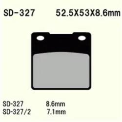 Wesrah Fékbetét VD-327/2 Wesrah Futómű és fék alkatrészek Fékbetétek (tárcsafék)