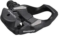 SHIMANO RS500 fekete SPD-SL országúti patentpedál stoplival (párban) SHIMANO Bicikli alkatrészek Kerékpár alkatrészek Kerékpár pedálok