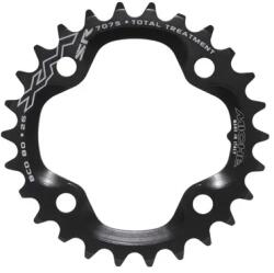 MICHE lánctányér MTB-hez, belső, dupla hajtáshoz, 26T, 80 mm, SRAM X0-XX belső, fekete, alumínium, 4 karos MICHE Bicikli alkatrészek Kerékpár alkatrészek Kerékpár lánctányérok