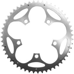 Stronglight Külső lánctányér országúti kerékpárhoz, 5 karos, 51T, 110 mm, duralumínium, ezüst (SHIMANO 8-9 sebességhez) STRONGLIGHT Bicikli alkatrészek Kerékpár alkatrészek Kerékpár lánctányérok