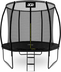 AGA SPORT EXCLUSIVE trambulin 250 cm fekete + védőháló + létra (MRPU1008BLACK)