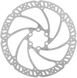 TEKTRO 180 mm-es 6 lyukas féktárcsa, ezüst, országúti/MTB (műhely szerelés) TEKTRO Futómű és fék alkatrészek Féktárcsák