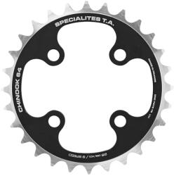 Specialites Ta Chinook 28 fogas belső lánctányér MTB 4 karos D. 64 fekete alu Shimano/SRAM/FSA 9 sebességhez SPECIALITES TA Bicikli alkatrészek Kerékpár alkatrészek Kerékpár lánctányérok