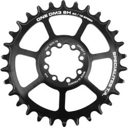 Specialites Ta ONE DM3 8H 28 fogas közvetlen szerelésű lánctányér SRAM GX - XX1 - X01-hez, fekete (BOOST 3 mm eltolás, 11-12 sebességhez) SPECIALITES TA Bicikli alkatrészek Kerékpár alkatrészek Kerékpár lánctányérok