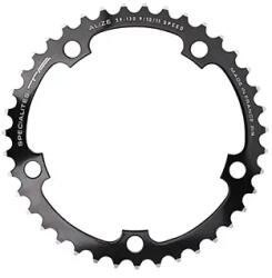 Specialites Ta országúti lánctányér, 5 karos, 39 fog, Ø130, belső, alumínium, fekete, 7075 TA ALIZE (SHIMANO típus) 8-9-10 sebesség SPECIALITES TA Bicikli alkatrészek Kerékpár alkatrészek Kerékpár lánctányérok