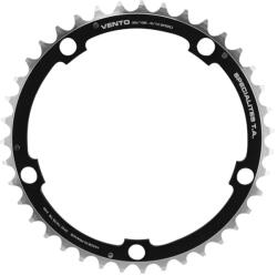 Specialites Ta VENTO Triple 39 fogas középső lánctányér országúti kerékpárhoz, 5 karos, Ø135, fekete ALU 7075, Campagnolo 9-10 sebességhez SPECIALITES TA Bicikli alkatrészek Kerékpár alkatrészek Kerékpár lánctányéro