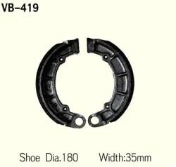 Wesrah VB-419 Fékpofa Wesrah Futómű és fék alkatrészek Fékpofák (dobfék)