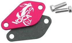 Voca Racing olajpumpa fedél 50-es váltós motorhoz, Minarelli 50 AM6 / Derbi 50 Senda, GPR, alumínium CNC, rózsaszín Voca Racing Motor alkatrészek Olajfilterek, olajpumpák