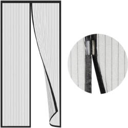 WTools Rovarháló (szúnyogháló) mágneses 220x100cm ajtóra fekete (2161377)