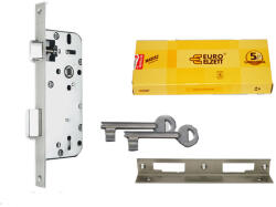 Dom-Elzett Ajtózár 45/80/20/8 normál sarkos hajlított zárólemez Dose Elzett 3411-F (FXG522A018S0)