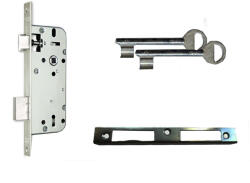 Dom-Elzett Ajtózár 45/90/8 normál sarkos Elzett 3410-F Dose (FXG539A118S0)