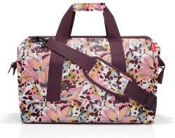 Reisenthel ALLROUNDER L rózsaszín, nagy virág mintás nagy utazótáska MT3092 - borond-aruhaz