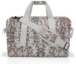 Reisenthel ALLROUNDER L szürke-bézs kígyó mintás nagy utazótáska MT1040 - borond-aruhaz