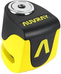 Auvray B-LOCK-06 Mini hangriasztós tárcsazár, 5, 5 mm átmérő, sárga Auvray Bicikli alkatrészek Kerékpáros kiegészítők Biciklizárak