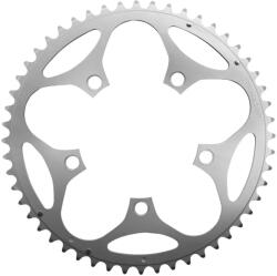 Stronglight 52T 5 karos lánctányér országúti kerékpárhoz, 110 mm, külső, DURAL, ezüst (SHIMANO típus, 8-9 sebesség) STRONGLIGHT Bicikli alkatrészek Kerékpár alkatrészek Kerékpár lánctányérok