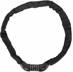 P2R SELECTION P2R Kerékpár-Roller kódzáras acéllánc, 8 mm átmérő, 85 cm hossz, fekete, biztonsági szint 8 SELECTION P2R (Vélo) Bicikli alkatrészek Kerékpáros kiegészítők Biciklizárak