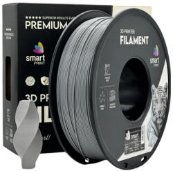  HS-PLA, nagy sebességű nyomtatásra is alkalmas SZÜRKE filament - 1kg - átmérő 1, 75mm +/- 0, 03mm / Smart Print