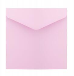 Argo Dekorációs Boríték Négyzet Alakú K4 Rózsaszín Szatén 130G 16X16CM Meghívó P