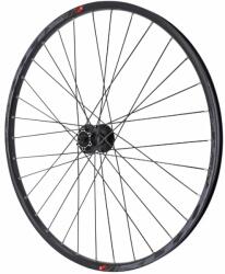 VELOX 27.5" MTB kerék, KLIXX DISC, tubeless ready, első, fekete, Shimano M475 agy, 6 csavaros, 2.2 mm erősített küllők, VAE-hez, 23C felni, 32 küllő, all mountain VELOX Bicikli alkatrészek Kerékpár alkatrés