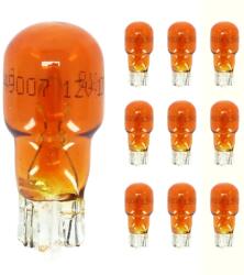 Flösser izzó 12V 10W - W2, 1x9, 5d - T13 ék narancssárga (irányjelzőhöz) (10 db/doboz) FLOSSER Elektronika Világítások Izzók 12V-os izzók