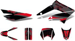 Motomotors Matrica / matrica készlet fekete-vörös-szürke fényes Gilera RCR 11-17-hez Motomotors Vázak, idomok, kiegészítők Idomok, burkolat elemek