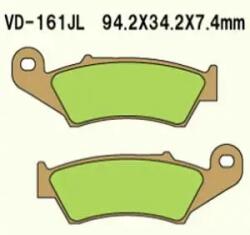Wesrah VESRAH VD-161RJL fékbetét Wesrah Futómű és fék alkatrészek Fékbetétek (tárcsafék)