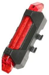 P2R (Vélo) P2R üléscsőre szerelhető hátsó lámpa, 5 LED, 2 funkció, USB-ről tölthető, fekete P2R (Vélo) Bicikli alkatrészek Kerékpáros kiegészítők Kerékpár világítások és visszaverők