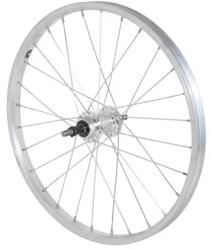 VELOX 20" hátsó MTB kerék, teljesen alumínium, masszív tengely, 6-7 sebességes szabadonfutóval (anya 10x100 mm) VELOX Bicikli alkatrészek Kerékpár alkatrészek Kerékpár kerekek