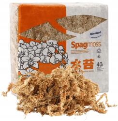 besgrow Moha Sphagnum 40L Besgrow Spagmoss Blended tőzeg 500G pH szubsztrátum 4, 8 (Mech Sphagnum Blended 40L 500g)